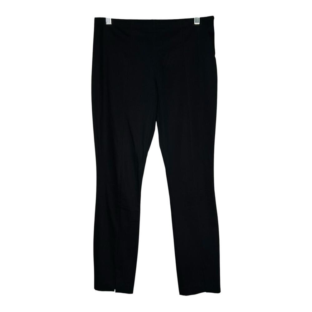 The Row Black Front Slit Side Zipper Cotton Blend Pant Sz 2 - Picture 3 of 10